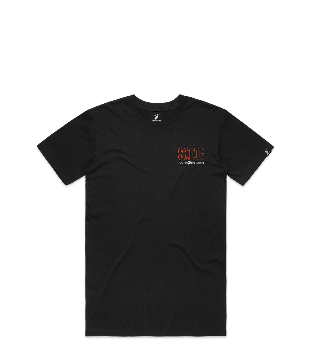 Black T-Shirt with Bold Graphic