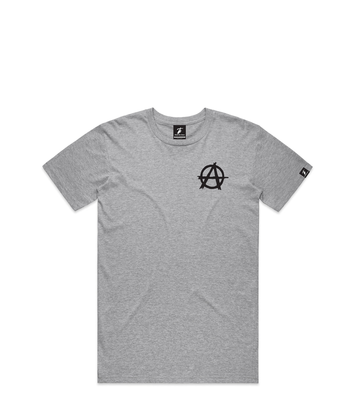 Grey Marle T-Shirt with Bold Graphic