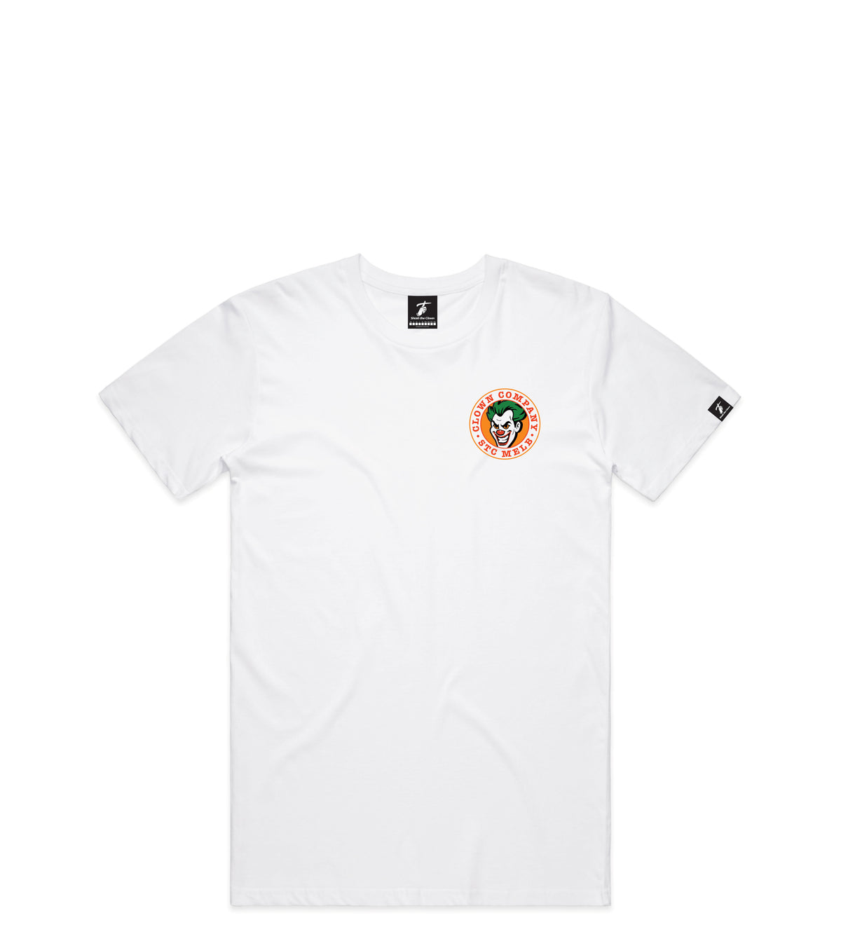 White T-Shirt with Bold Graphic