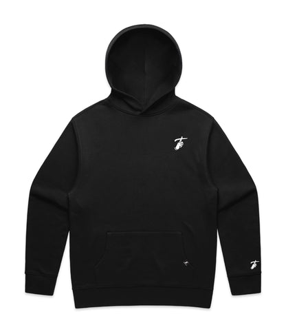 Black Hoodie with Bold Graphic