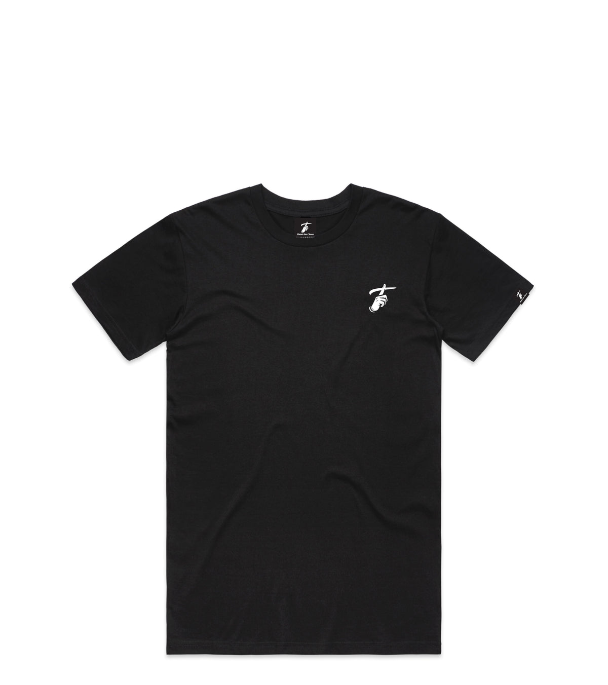Black T-Shirt with Bold Graphic