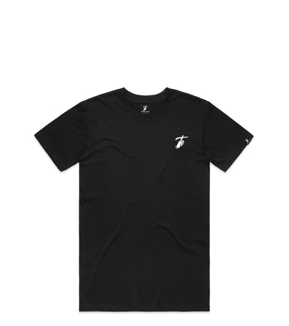 Black T-Shirt with Bold Graphic