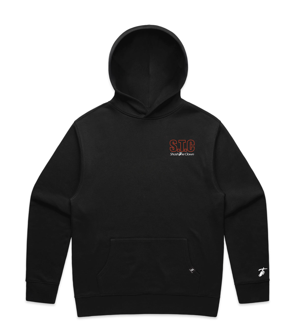 Black Hoodie with Bold Graphic