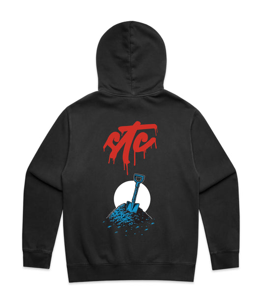 Death & No Taxes Mid Weight Faded Hoodie