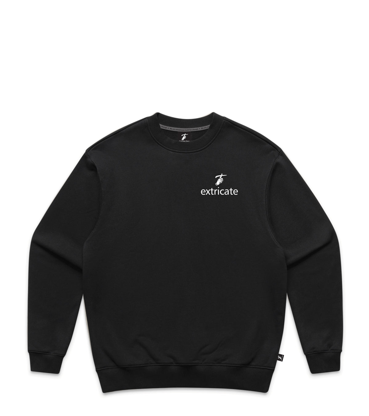 Black Crew with Bold Graphic