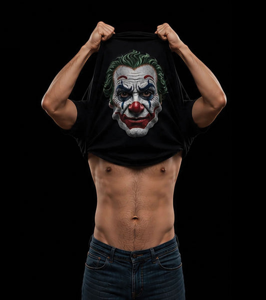 Black T-Shirt with Bold Graphic