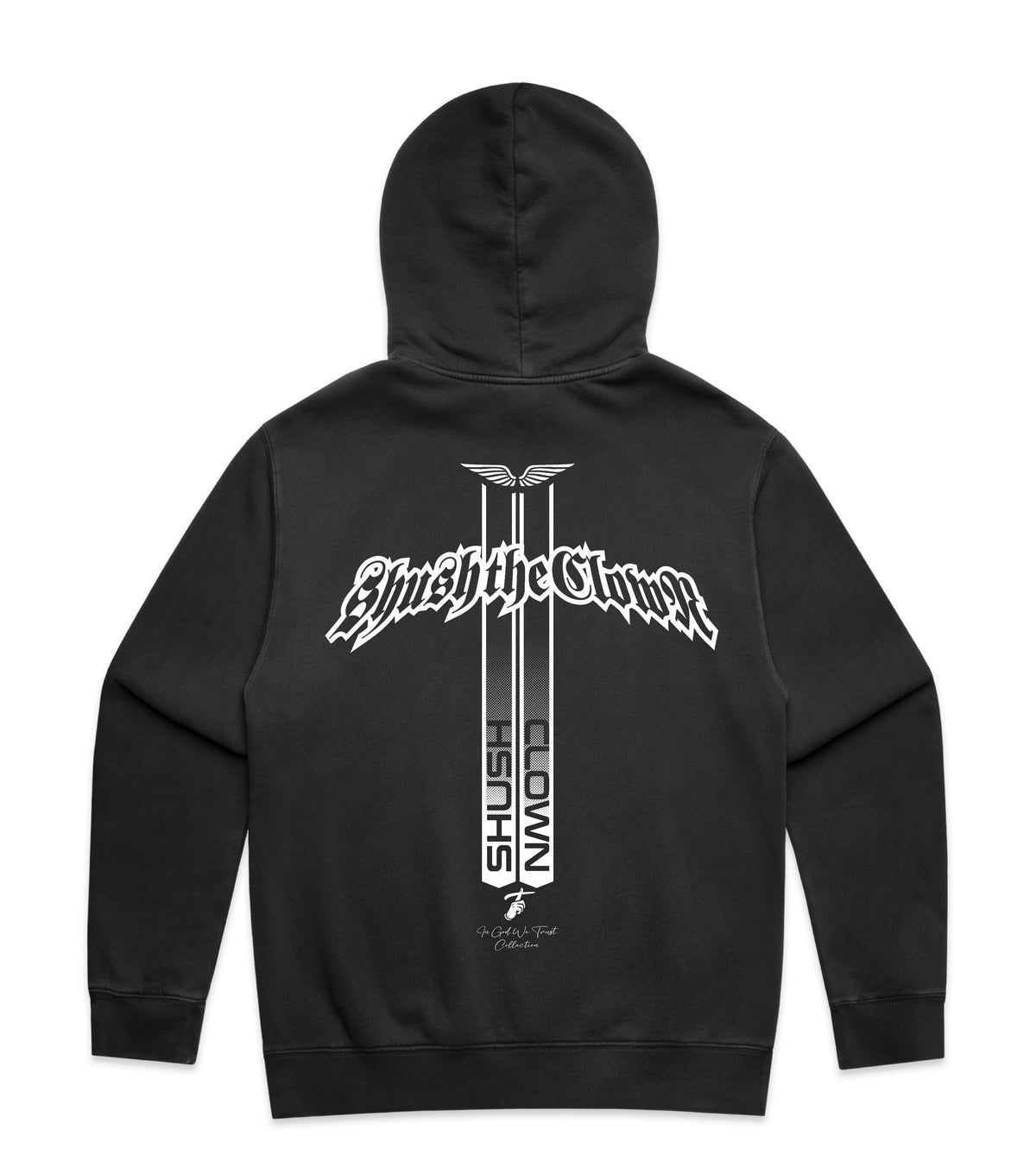 God's Plan Mid Weight Faded Hoodie