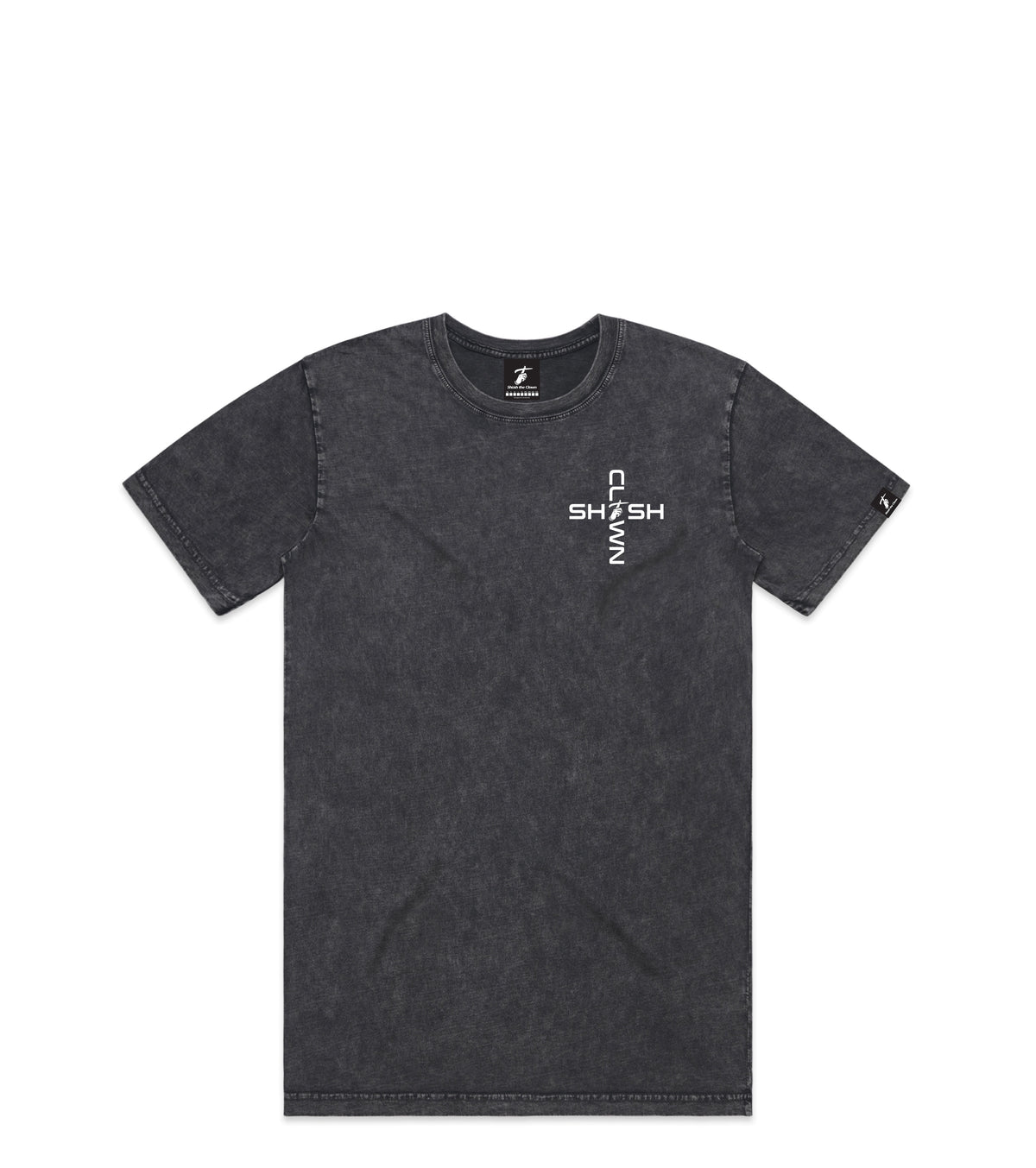 Stone Wash T-Shirt with Bold Graphic