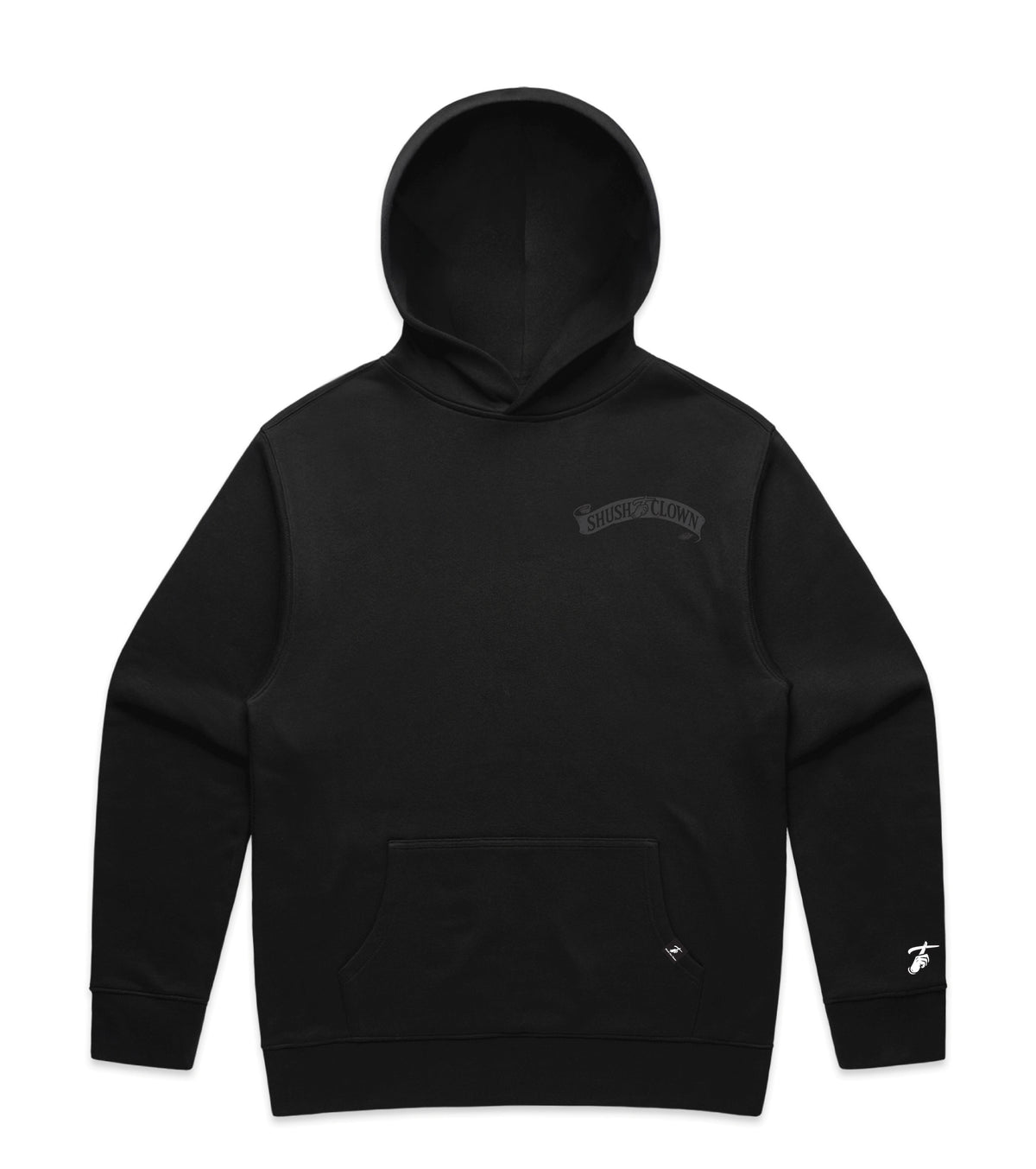 Black Hoodie with Bold Graphic