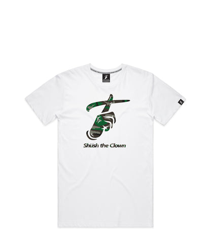 White T-Shirt with Bold Graphic