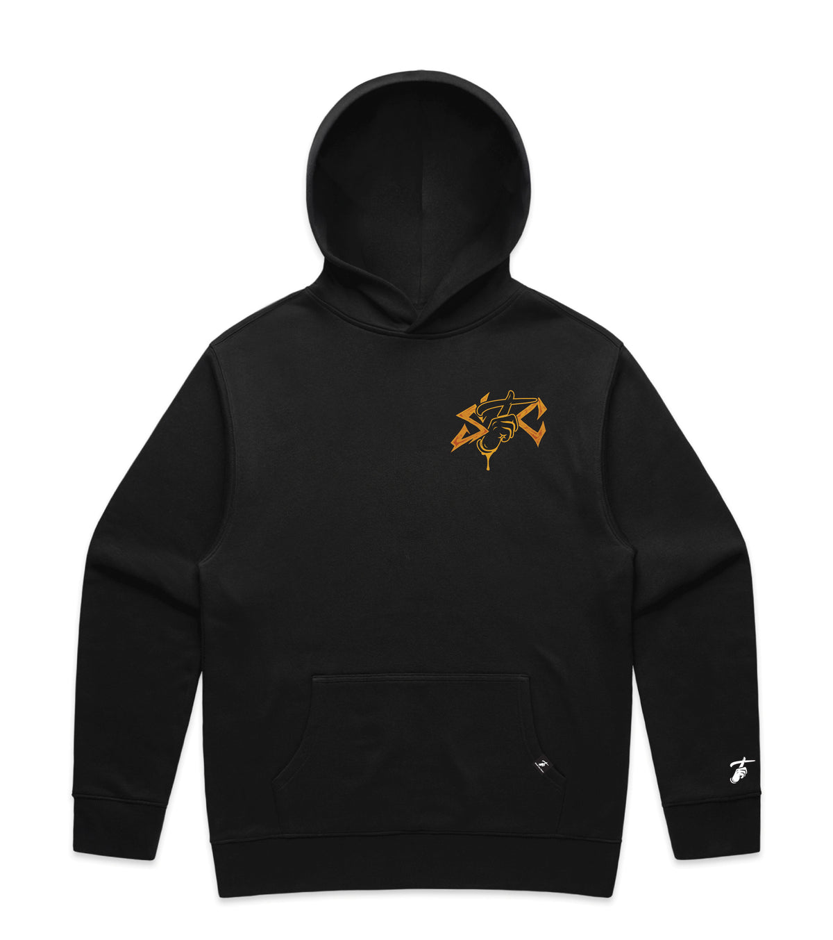 Black Hoodie with Bold Graphic