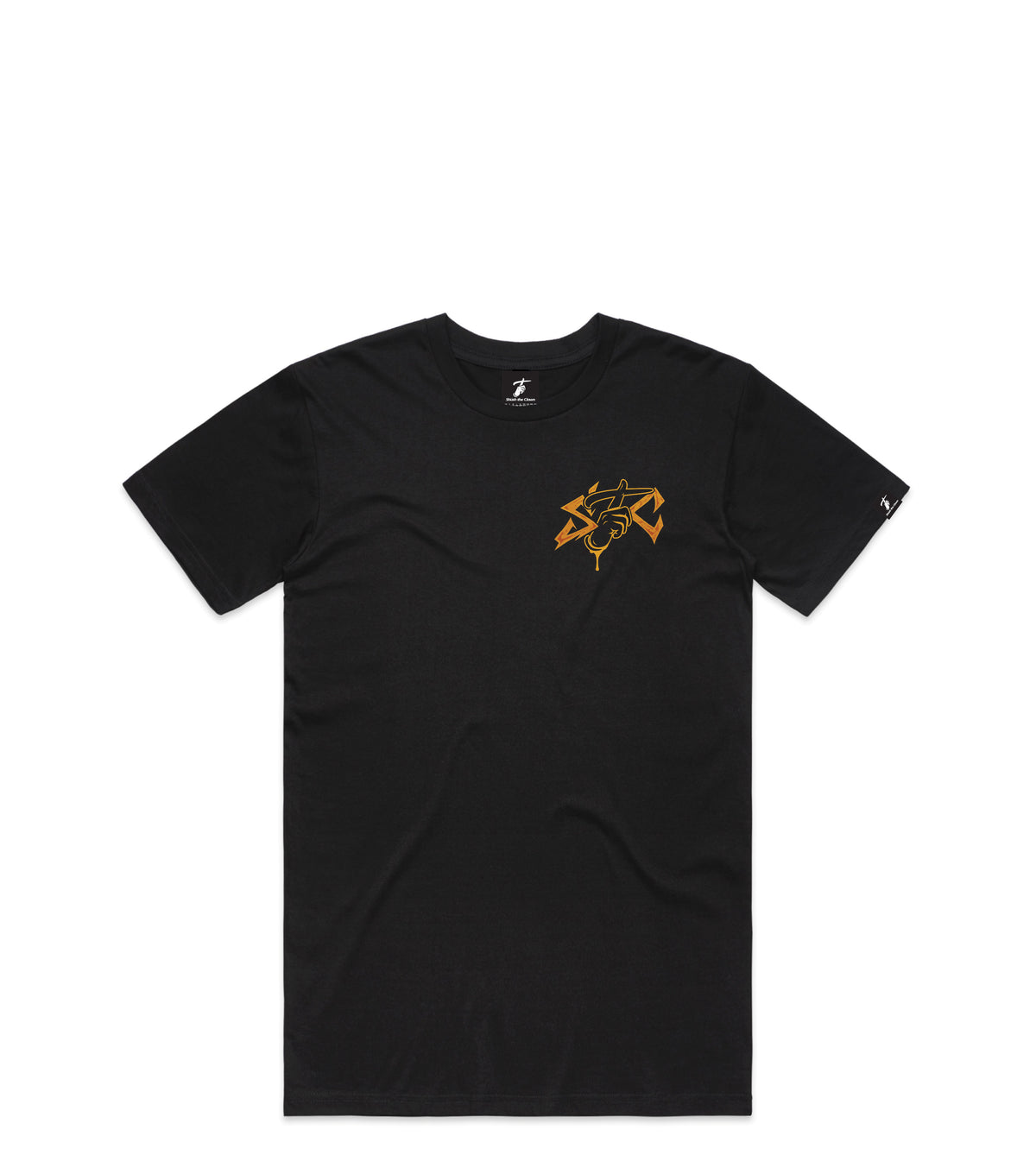 Black T-Shirt with Bold Graphic