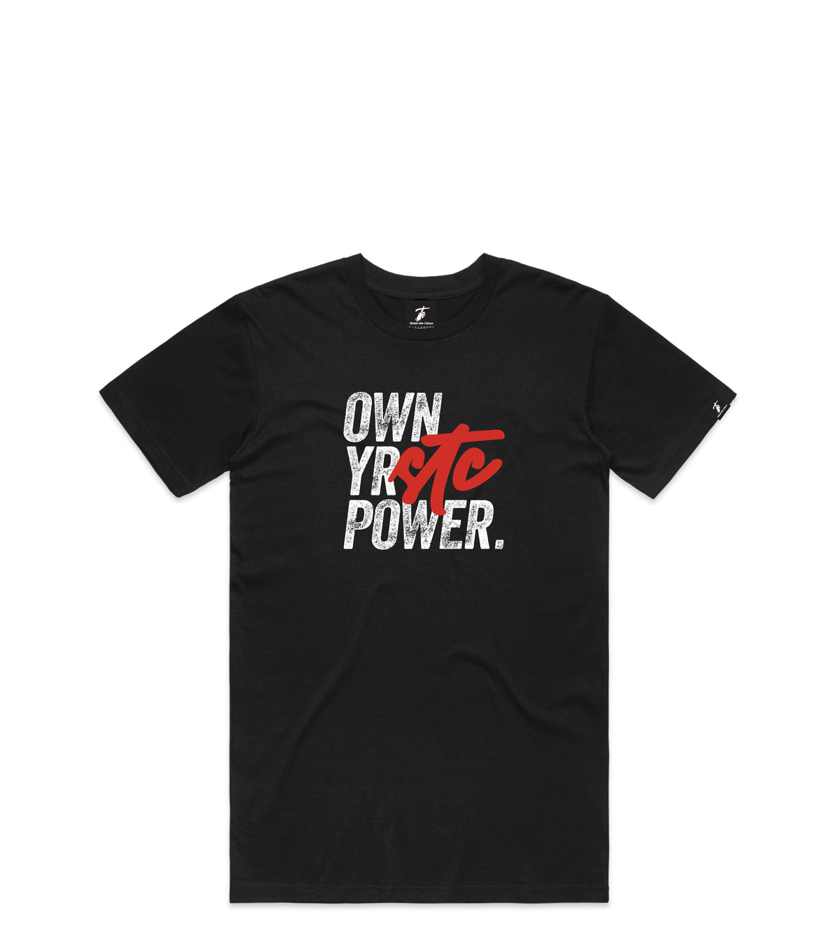 Black T-Shirt with Bold Graphic