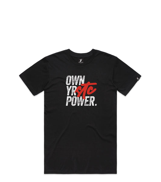 Black T-Shirt with Bold Graphic