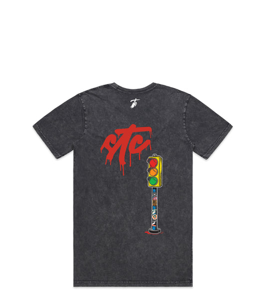 Raised by the Streets Stone Wash T-Shirt