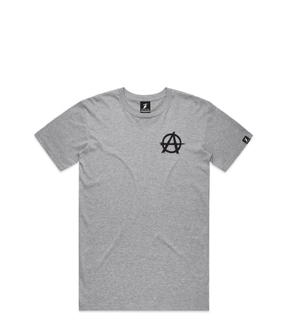 Grey Marle T-Shirt with Bold Graphic