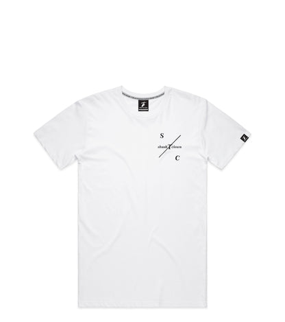 White T-Shirt with Bold Graphic
