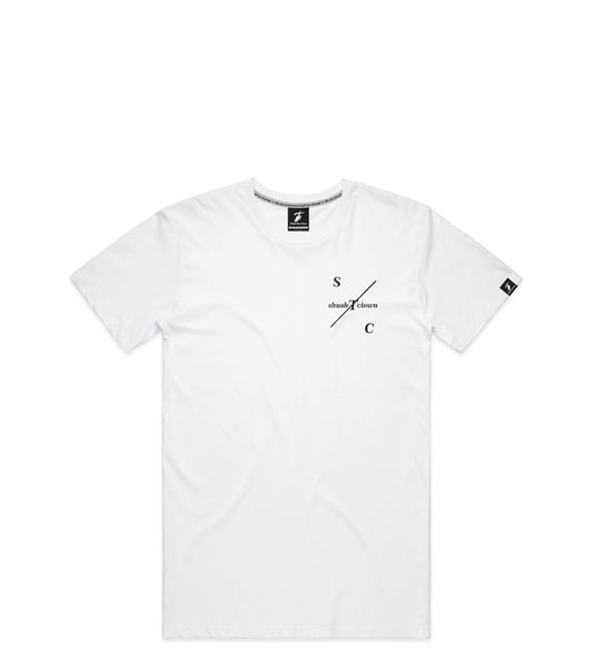 White T-Shirt with Bold Graphic