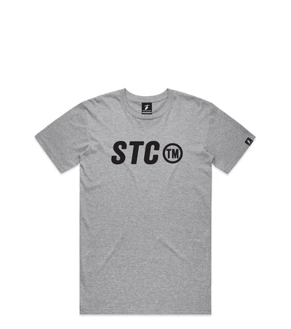 Grey Marle T-Shirt with Bold Graphic