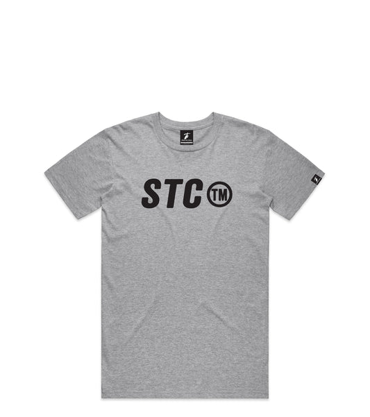 Grey Marle T-Shirt with Bold Graphic